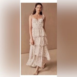 SAU LEE PEYTON FLORAL MULTI DRESS